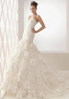 Свадебное платье Н55767. Силуэт Русалка (Рыбка), длинное со шлейфом.