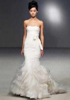 Свадебное платье Н55780. Силуэт Русалка (Рыбка), длинное со шлейфом.