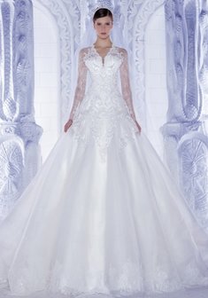 Свадебное платье К56210. С пышной юбкой, длинное со шлейфом.