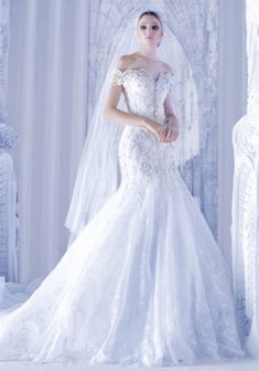 Свадебное платье К56212. Силуэт Русалка (Рыбка), длинное со шлейфом.